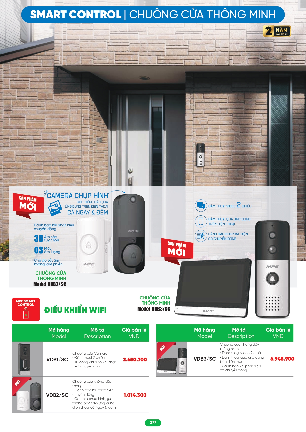 Bảng giá đèn LED MPE 2026